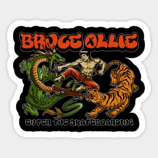 Enter The Skateboarding Sticker